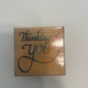 Thinking of You Wooden Stamp
